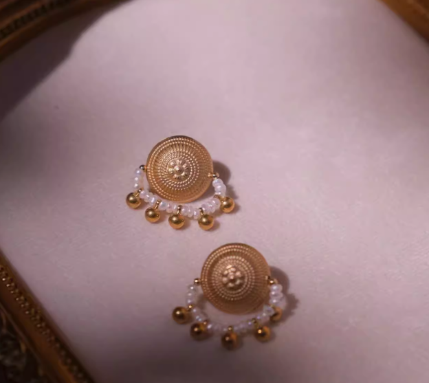 Sunflower Drop Earrings