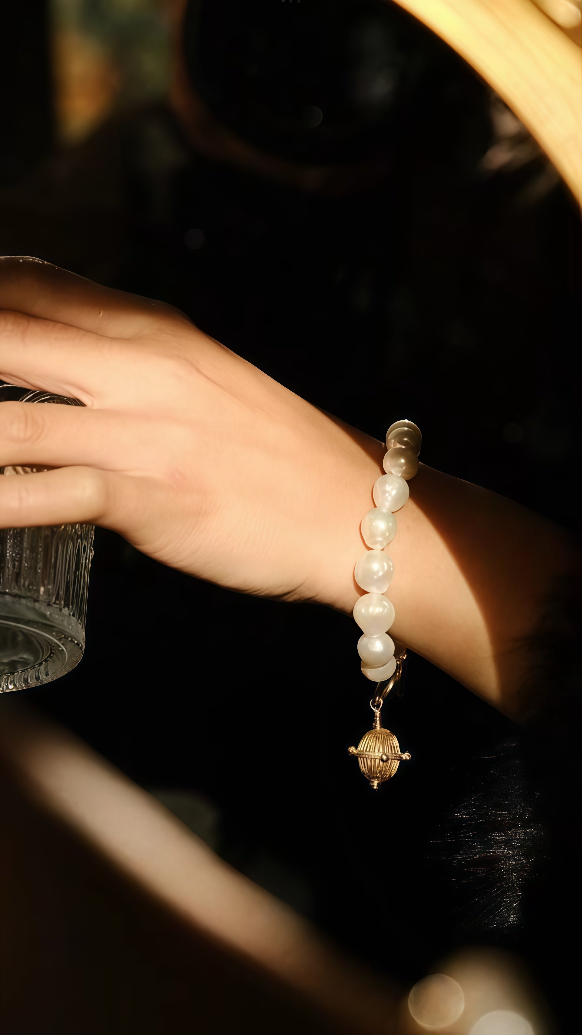 Star - Brushing Pearl Bracelet