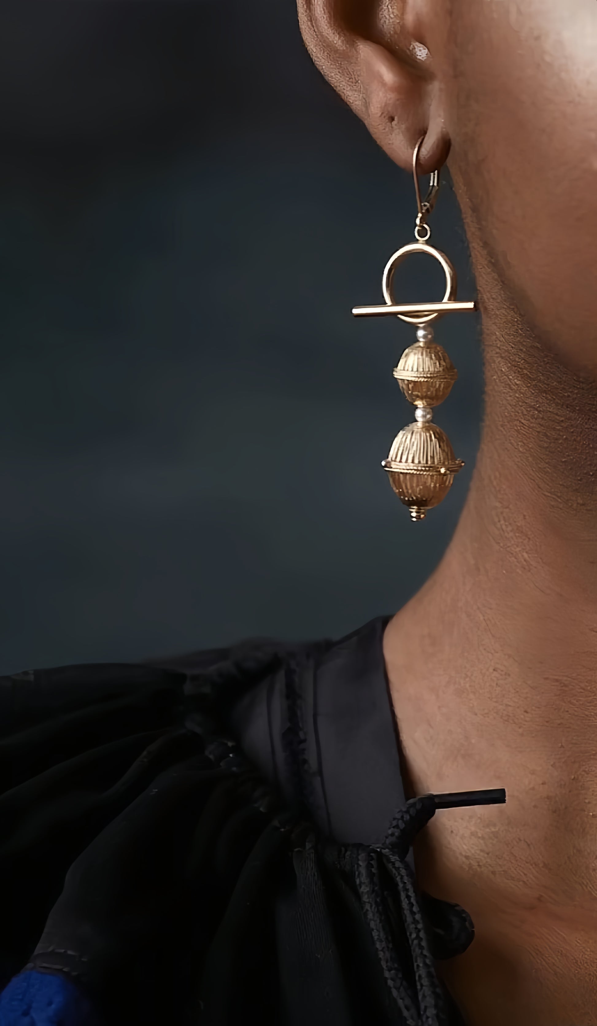 Golden Double-Ball OT Clasp