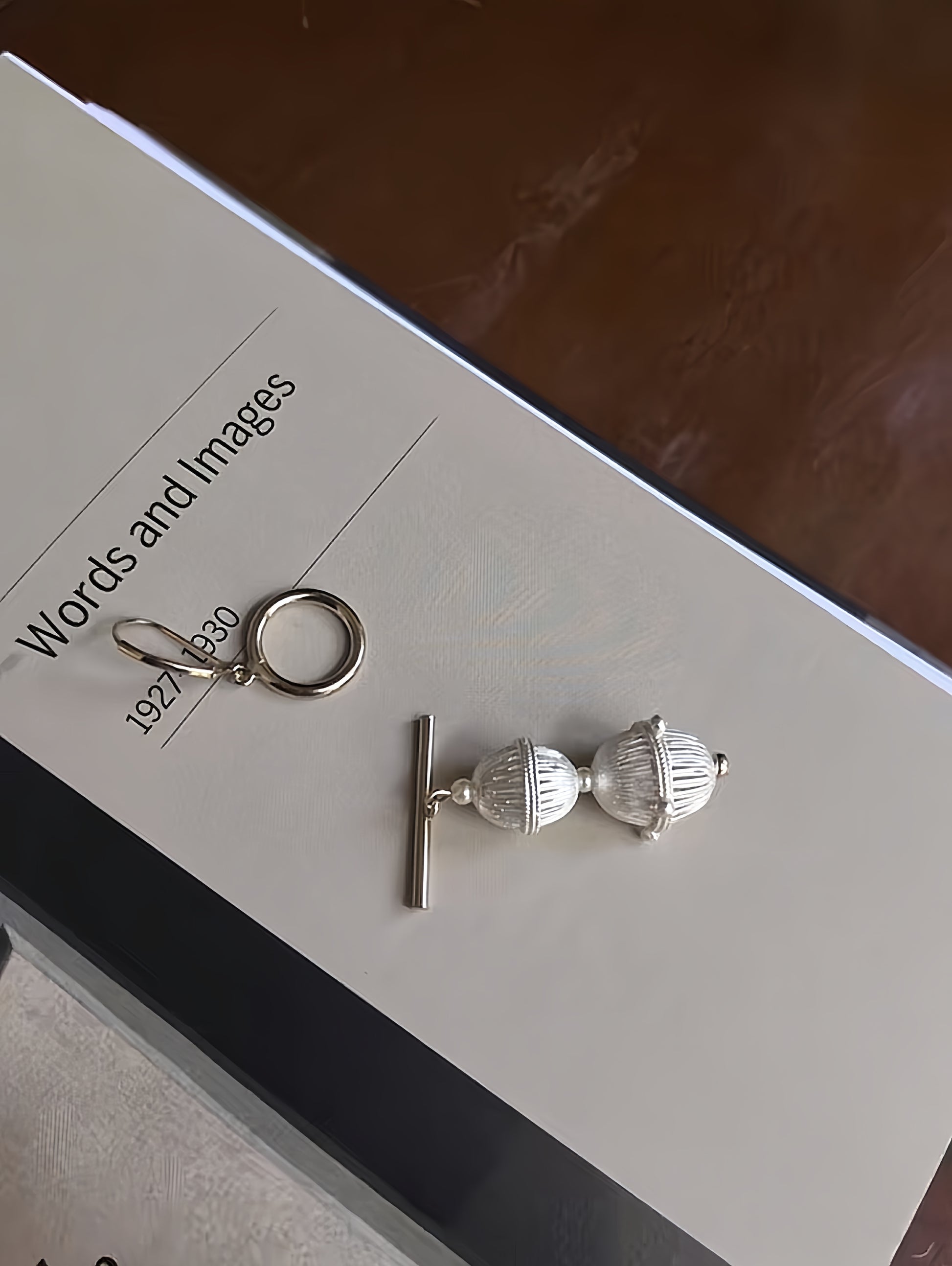 Star-Swept Silver Double-Ball OT Clasp