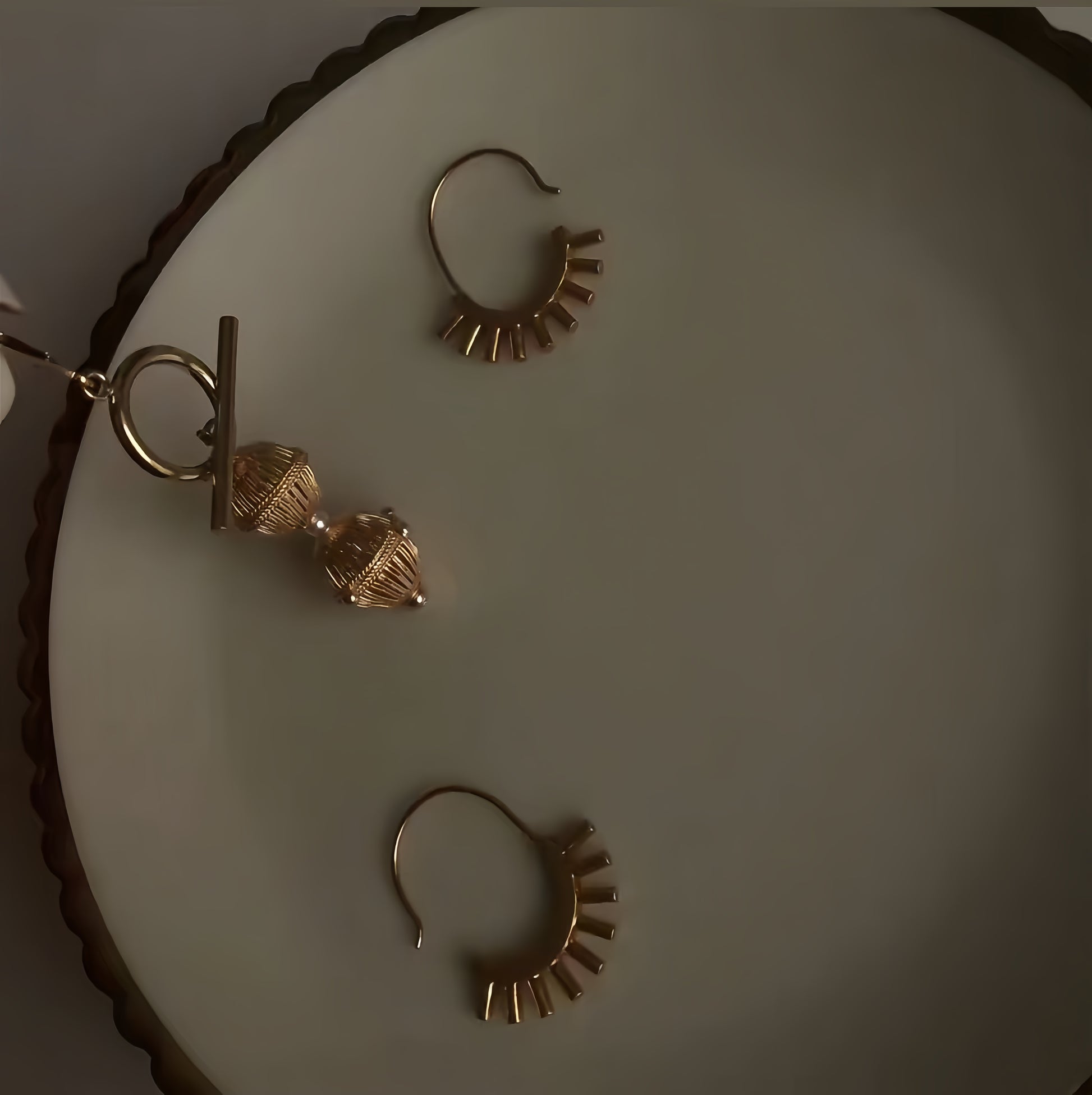 Golden Double-Ball OT Clasp